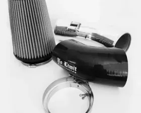 No Limit Fabrication 6.7 Cold Air Intake 2011-2016 Ford Super Duty Power Stroke Polished Dry Filter Stage 1