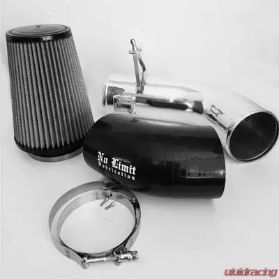 No Limit Fabrication 6.7 Cold Air Intake Polished Dry Filter 2017-Present - 67CAIPD17