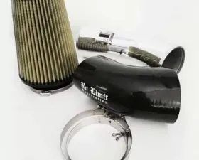 No Limit Fabrication 6.7 Cold Air Intake 2011-2016 Ford Super Duty Power Stroke Polished PG7 Filter Stage 1