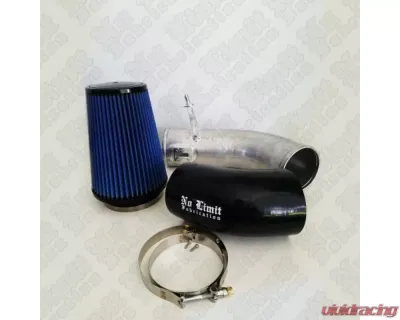 No Limit Fabrication Stage 1 Cold Air Intake Black Finish Dry Filter Ford 6.7 Powerstroke 2017+ - 67CAIBD171