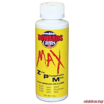 Howards Cams ZPM Break-In Engine Oil Additive; 4 oz. 99000 - 99000