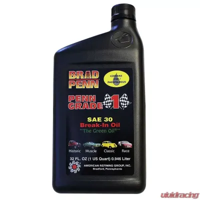 Howards Cams Penn-Grade 1 Break-In Engine Oil; 30W BPO30WT - BPO30WT