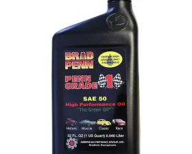 Howards Cams Penn-Grade 1 Motor Oil; 50W BPO50WQT