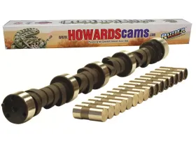 Howards Cams Hydraulic Flat Tappet Big Daddy Rattler Camshaft & Lifter Kit; 1955 - 1998 Chevy 262-400 2400 to 6200 CL118081-09