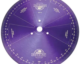 Howards Cams Degree Wheel; Aluminum 14.000 92115