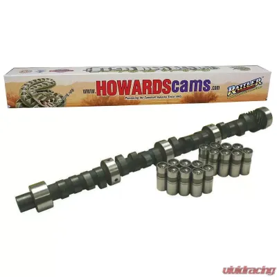 Howards Cams Hydraulic Flat Tappet Big Daddy Rattler Camshaft & Lifter Kit; 1955 - 1981 Pontiac 265-455 2400 to 5600 CL418081-09 - CL418081-09