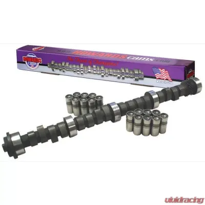 Howards Cams Hydraulic Flat Tappet American Muscle Camshaft & Lifter Kit; 1967 - 1990 Oldsmobile 260-455 800 to 4200 CL517771-09 - CL517771-09