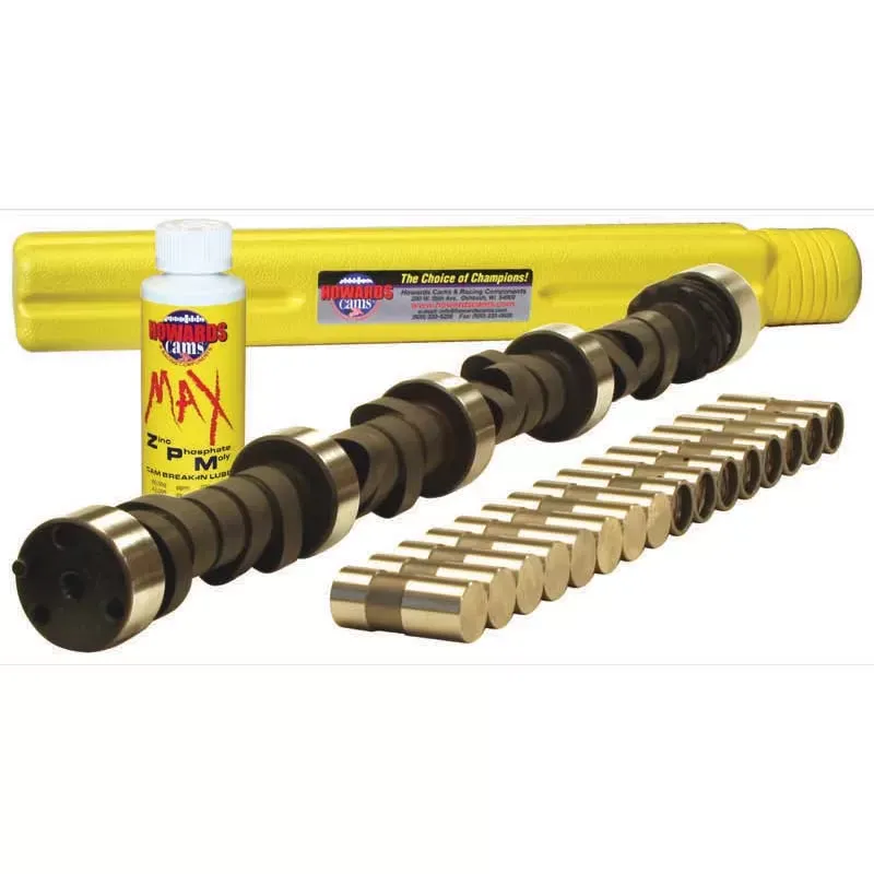 Howards Cams Hydraulic Flat Tappet Max Certified Camshaft & Lifter Kit; 1955 - 1998 Chevy 262-400 1800 to 6000 MC110041-12 - MC110041-12