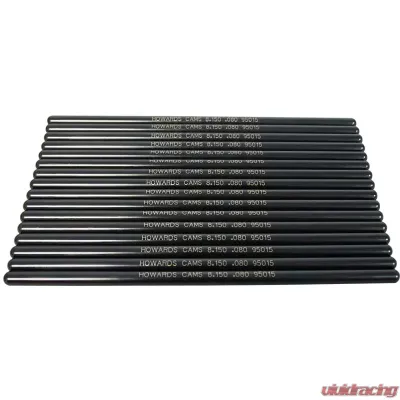 Howards Cams Swedged End Pushrod Kit; 5/16 8.150 .080 Wall 95015 - 95015