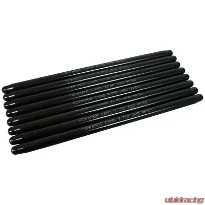 Howards Cams Swedged End Pushrod Kit; 3/8 7.750 .080 Wall 95103 - 95103