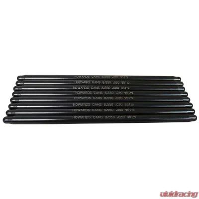 Howards Cams Swedged End Pushrod Kit; 3/8 8.550 .080 Wall 95119 - 95119