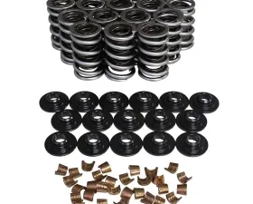 Howards Cams Electro Polished Performance Dual with Damper Valve Spring & Retainer Kit; 1.514 10 Degree 98656-K12