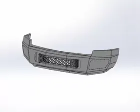Flog Industries 08-10 Silverado 2500/3500 Front Bumper with Sensors