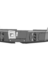Flog Industries 17-19 Ford F-250/F-350 Rear Bumper with Sensors                                     - FISD-F2535-1719R-s - Image 2
