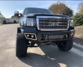 Flog Industries 11-14 Sierra 2500/3500 Front Bumper with Sensors