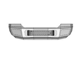 Flog Industries 15-19 Sierra 2500/3500 Front Bumper