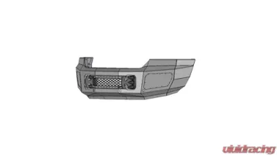 Flog Industries 15-19 Sierra 2500/3500 Front Bumper with Sensors - FISD-G2535-1519F-s