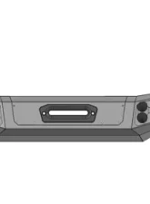 Flog Industries 07-18 Wrangler JK Front Stubby Winch Ready Bumper                                     - FISD-JJK-0718F-stby-WR - Image 2