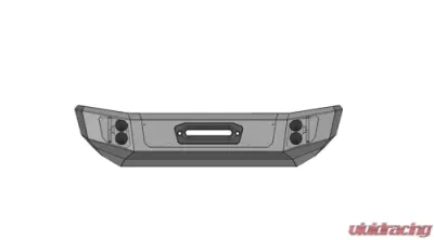 Flog Industries 07-18 Wrangler JK Front Stubby Winch Ready Bumper - FISD-JJK-0718F-stby-WR