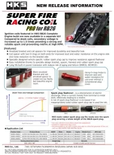 HKS Super Fire Racing Coil Pro BNR32 Nissan Skyline GT-R 1989-1994                                     - 43005-AN001 - Image 4