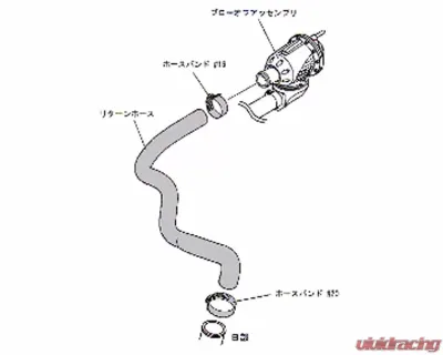 HKS Super SQV Suction Return Kit Subaru Impreza EJ20X 08-11 - 71002-AF001