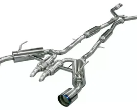 HKS Full Dual Hi-Power Titanium Tip Catback Exhaust Infiniti Q50 2016+