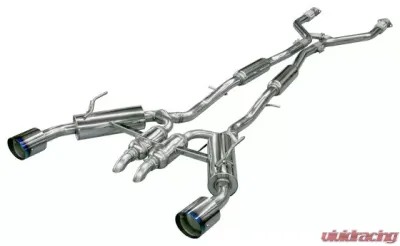 HKS Full Dual Hi-Power Titanium Tip Catback Exhaust Infiniti Q50 2016+ - 32009-KN001