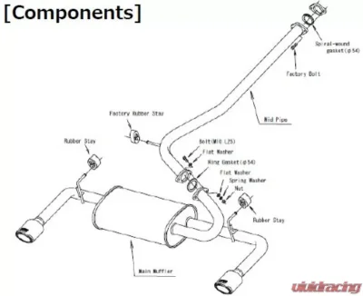 HKS LEGAMAX Premium Styling MXAA54 Toyota RAV4 2.0L/2.5L 2019-2021 - 32018-AT063