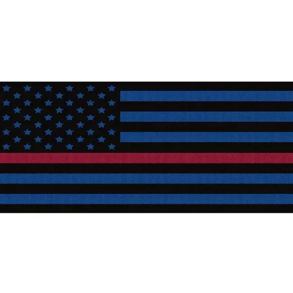 Under The Sun Inserts Thin Blue Line Grill Inserts Jeep Wrangler JL | Gladiator 2018+ - INSRT-BLKBLUTRL-JL/JT