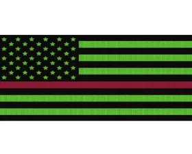 Under The Sun Inserts Black Green Thin Red Line Grill Inserts Jeep Wrangler JL | Gladiator 2018+
