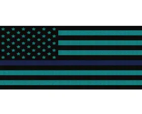Under The Sun Inserts Black Light Blue Thin Blue Line Grill Inserts Jeep Wrangler JK 2008-2018