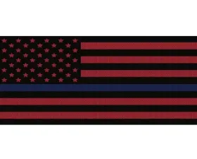 Under The Sun Inserts Black Red Thin Blue Line Grill Inserts Jeep Wrangler JK 2008-2018