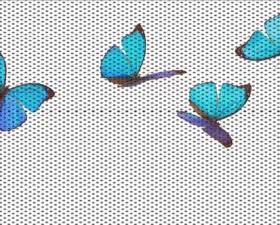 Jeep JK Grille Insert Butterfly Under The Sun Inserts