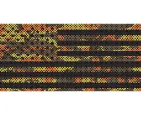 Jeep Wrangler Grill Inserts 2018-Present JL Fall Colors Camo Stars And Stripes Under The Sun Inserts