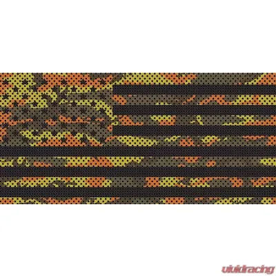 Jeep Gladiator Grill Inserts 2020-Present Gladiator Fall Colors Camo Stars And Stripes Under The Sun Inserts - INSRT-CAMOFALL-JT