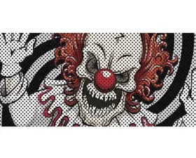 Jeep JK Grille Insert Scary Skull Clown Under The Sun Inserts