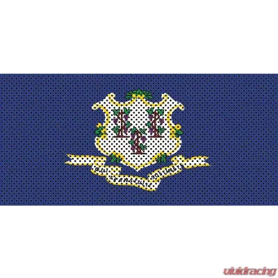 Jeep Gladiator Grill Inserts 2020-Present Gladiator Connecticut State Flag Under The Sun Inserts - INSRT-CT-JT