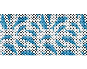 Jeep JK Grille Insert Dolphin Under The Sun Inserts