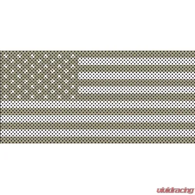 Jeep Gladiator Grill Inserts 2020-Present Gladiator Desert Tan Old Glory White Stars And Stripes Under The Sun Inserts - INSRT-DSTWHT-JT
