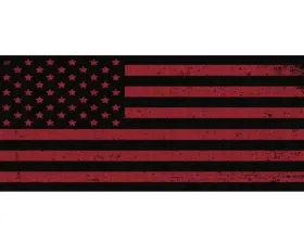 Under The Sun Inserts Distressed Black Red Grill Inserts Jeep Wrangler JK 2008-2018