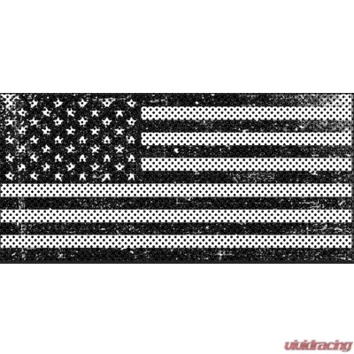 Jeep Gladiator Grill Inserts 2020-Present Gladiator Distressed Black And White Under The Sun Inserts - INSRT-DTRBW-JT
