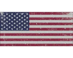 Jeep Gladiator Grill Inserts 2020-Present Gladiator Distressed Old Glory Under The Sun Inserts