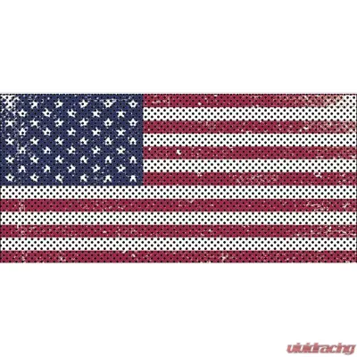Jeep Gladiator Grill Inserts 2020-Present Gladiator Distressed Old Glory Under The Sun Inserts - INSRT-DTROG-JT
