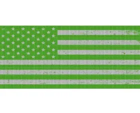 Under The Sun Inserts Distressed White Green Grill Inserts Jeep Wrangler JK 2008-2018