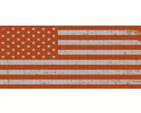 Under The Sun Inserts Distressed White Orange Grill Inserts Jeep Wrangler JL | Gladiator 2018+