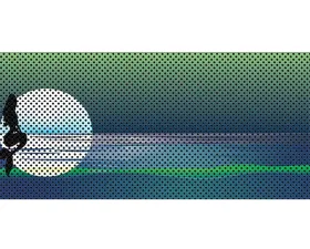 Jeep Gladiator Grill Inserts 2020-Present Gladiator Endless Summer Blue Green Mermaid Under The Sun Inserts