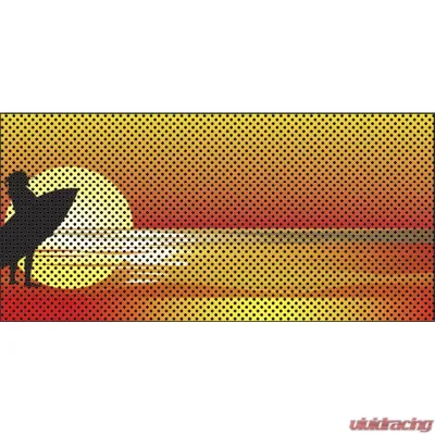 Jeep Gladiator Grill Inserts 2020-Present Gladiator Endless Summer Orange Surfer Girl Under The Sun Inserts - INSRT-ESOGS-JT
