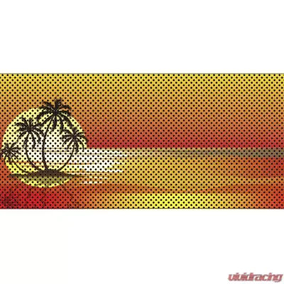 Jeep Gladiator Grill Inserts 2020-Present Gladiator Endless Summer Orange Palm Tree Under The Sun Inserts - INSRT-ESOPT-JT