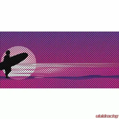 Jeep Gladiator Grill Inserts 2020-Present Gladiator Endless Summer Purple Surfer Male Under The Sun Inserts - INSRT-ESPRPMS-JT