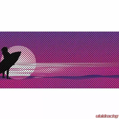 Jeep Gladiator Grill Inserts 2020-Present Gladiator Endless Summer Purple Surfer Girl Under The Sun Inserts - INSRT-ESPRPSG-JT